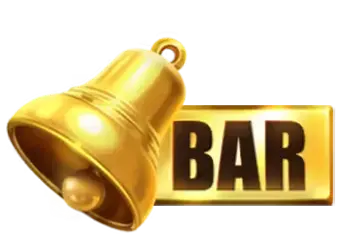 Glocke und BAR Symbol Supercharged Clovers